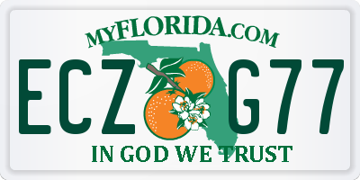 FL license plate ECZG77