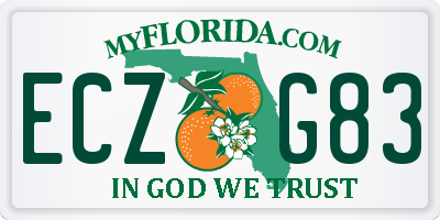 FL license plate ECZG83