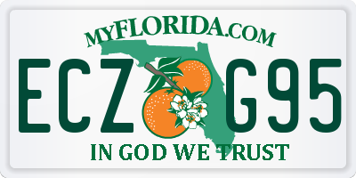 FL license plate ECZG95