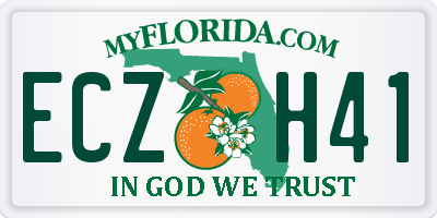FL license plate ECZH41