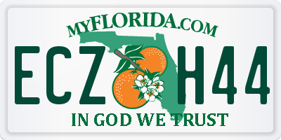 FL license plate ECZH44