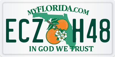 FL license plate ECZH48