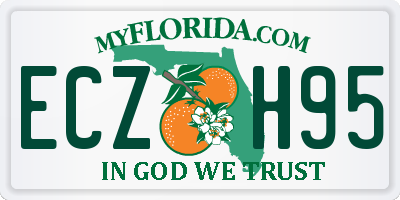 FL license plate ECZH95