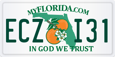 FL license plate ECZI31