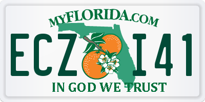 FL license plate ECZI41