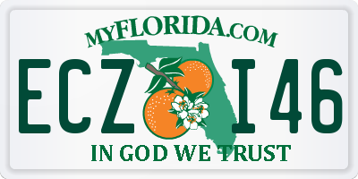 FL license plate ECZI46