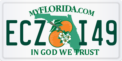 FL license plate ECZI49