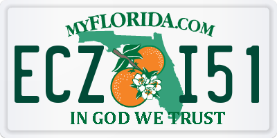 FL license plate ECZI51