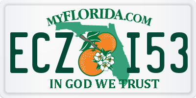 FL license plate ECZI53