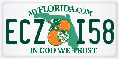 FL license plate ECZI58