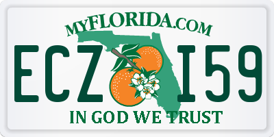 FL license plate ECZI59