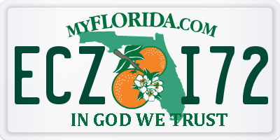 FL license plate ECZI72