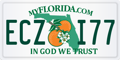 FL license plate ECZI77