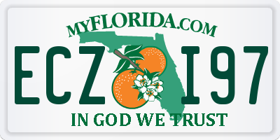 FL license plate ECZI97