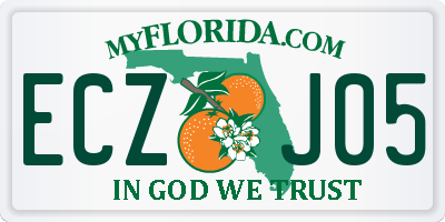 FL license plate ECZJ05