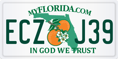 FL license plate ECZJ39