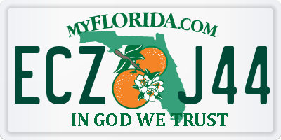 FL license plate ECZJ44