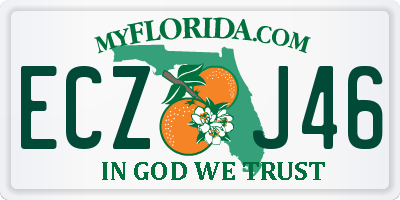 FL license plate ECZJ46