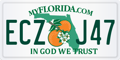 FL license plate ECZJ47