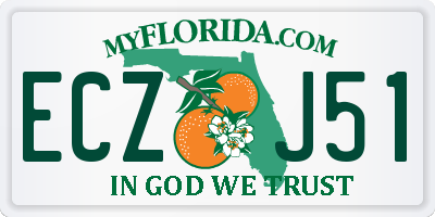 FL license plate ECZJ51