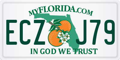 FL license plate ECZJ79