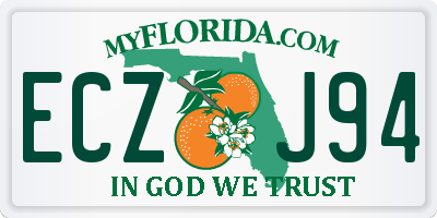 FL license plate ECZJ94