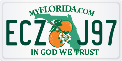 FL license plate ECZJ97