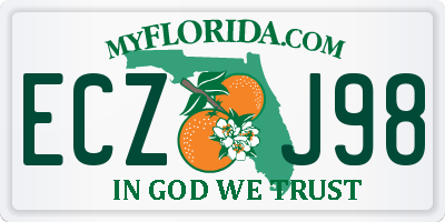 FL license plate ECZJ98