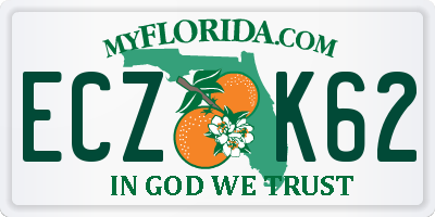 FL license plate ECZK62