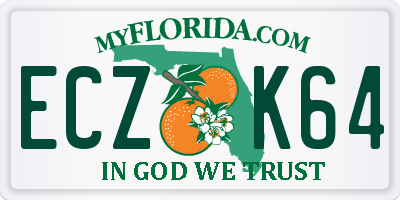 FL license plate ECZK64