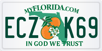 FL license plate ECZK69