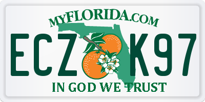 FL license plate ECZK97