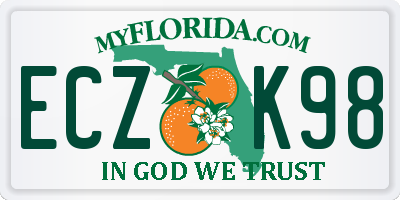 FL license plate ECZK98