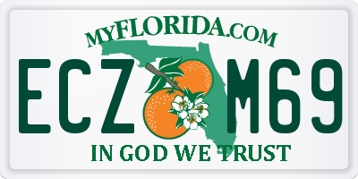 FL license plate ECZM69