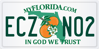 FL license plate ECZN02