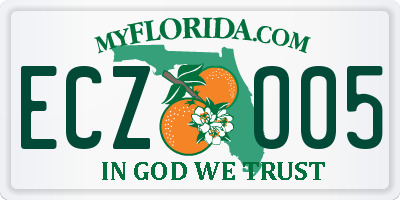 FL license plate ECZO05
