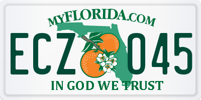 FL license plate ECZO45