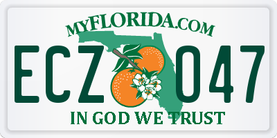 FL license plate ECZO47