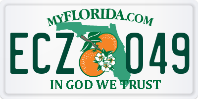 FL license plate ECZO49