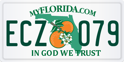 FL license plate ECZO79