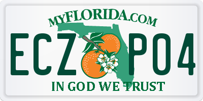 FL license plate ECZP04