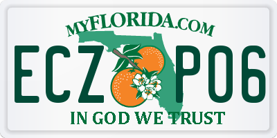 FL license plate ECZP06