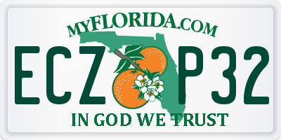FL license plate ECZP32