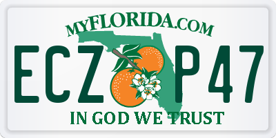 FL license plate ECZP47