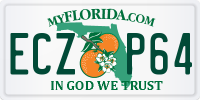 FL license plate ECZP64
