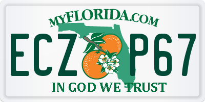 FL license plate ECZP67