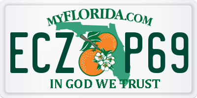 FL license plate ECZP69