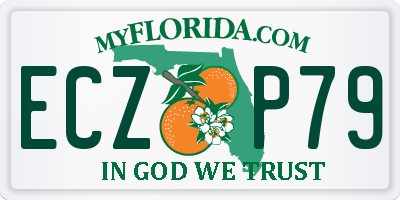 FL license plate ECZP79