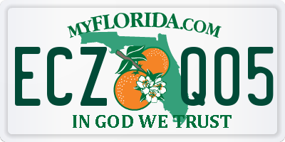 FL license plate ECZQ05