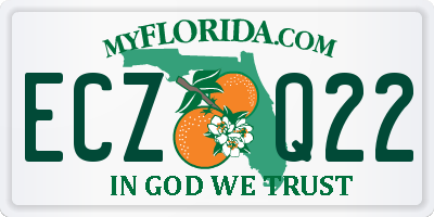 FL license plate ECZQ22